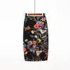 Ebay transfronterizo deseo OL temperamento falda lápiz estampado digital para mujer falda falda falda de cadera generación pelo