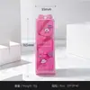 Nueva borla de terciopelo, ultrasuave, no absorbente, forma de abanico triangular, doble uso para húmedo y seco, herramienta de belleza portátil para fijar el maquillaje