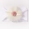 Faixa de Cabelo Nova Quente Transfronteiriça para Bebê Flor de Renda Fofa Faixa de Cabeça Jacquard para Bebê Joias Confortáveis Europeias e Americanas para Crianças