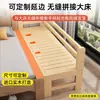 Cama para Niños con Barandilla de Empalme Ensanchada, Cama Individual de Madera Maciza, Cuna para Bebé de Niña, Cama Grande, Cuna para Bebé, No Requiere Instalación