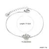 Joyas Transfronterizas Pulsera Cruzada con Circonita Ins Diseño de Nicho Corona Joyería de Mano Pulsera Chapada en Oro de 18K de Acero Inoxidable