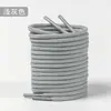 Cordones Redondos de 4 mm Adecuados para Zapatos de Coco, Zapatos Deportivos Casuales Antideslizantes para Senderismo al Aire Libre, Cordón de Zapato Negro y Blanco