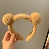 Xingdelu mesmo estilo orelhas de coelho headband Coreia do Sul Internet celebridade bonito cartoon boneca hairpin headband pelúcia rosto lavagem faixa de cabelo