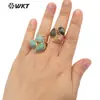 WT-R492 exportación más vendido clásico gema forma de gota amatista lapislázuli anillo joyería de aniversario regalo