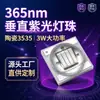 Lâmpada LED UV de Alta Potência Cerâmica 3535 Luz Roxa 365nm 45Mil Alta Energia para Cura UV Nail Art