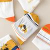 Calcetines planos para niños, estudiantes, calcetines de primavera y otoño para niños medianos y grandes, calcetines deportivos de media pantorrilla de dibujos animados en stock