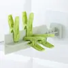 Suporte de Rack de Armazenamento com Clipe de Pendurar na Parede Criativo para Casa Plástico sem Perfuração Clipe Suporte de Roupas Adesivo Sem Costura Rack de Arquivamento