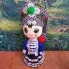 Nova Boneca Étnica Boneca Boneca Lembrança Características Lembrança Feita à Mão Yunnan Guizhou Muwa Adereços de Ensino