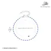Pulseira de Prata Esterlina S925 Mais Vendida Transfronteiriça com Artesanato Personalizado em Resina Colorida, Joia de Prata Versátil e de Nicho de Alta Qualidade