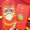 Pegatinas Doradas para Teléfono Móvil del Año del Caballo con Sobres Rojos, Regalos de Año Nuevo, Pequeños Regalos, Souvenirs Culturales y Creativos del Año del Caballo, Artículos para Puestos del Festival de Primavera