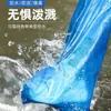 Cubrezapatos Desechables para Lluvia, Cubre Pies de Aislamiento a Prueba de Lluvia, Cubrezapatos Transparentes Largos Engrosados para Adultos, Juego de Botas Impermeables