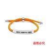 Pulsera Europea y Americana Multicolor de Cuerda Trenzada Transfronteriza, Regalo Conmemorativo de Navidad para la Tía, Pulsera de Acero Inoxidable Grabada