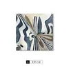 O Charme do Caos: Pintura Decorativa de Linhas Abstratas para Sala de Estar Italiana, Arte de Parede de Cabeceira de Luxo para Hotel Moderno, Pintura de Hall de Entrada