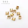 50 Piezas de Hebilla Clip Forma de C de Cobre Latón Clip de Hebilla de Alambre Clip de Hebilla para Cuerda Clip de Hebilla Cabeza de Hebilla Clip de Hebilla de Apertura Fija Accesorios para Joyería DIY