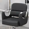 Cadeira de cabeleireiro moderna, cadeira de barbeiro reclinável, cadeira de corte de cabelo ajustável e giratória específica para salão, cadeira para permanente, coloração e barbear
