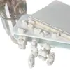 Urso acessório em osso de camelo facetado em formato de coração para pulseiras artesanais DIY, joias e acessórios de moda T2247