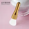 Pincel de Silicone Macio para Máscara, Pincel de Maquiagem de Beleza Multifuncional, Cabo Prateado, Cabeça Plana Ultrafina, Pincel Tipo Espátula para Base, Pincel para Máscara de Argila