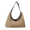Bolsa Casual Fashion Tecida em Palha Grande Capacidade Estilo Coreano 2026 A Popular Bolsa de Ombro Único Tecida Estilo Coreano Deste Ano Bolsa Tote