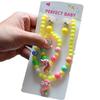 Conjunto de collar, anillo y pulsera con clip para la oreja de Dailouer con estrella rosa para niña, accesorios de joyería bonitos de princesa