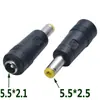Adaptador de Tomada de Conversão para Adaptador de Energia CC 5.5/2.1 Fêmea para Macho Carregador Adaptador para Laptop