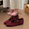 Small new wind square toe versatile single shoes Mary Janes women leopard print cross 2026 with sweet suede autumn retro