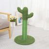 Suministros para Juguetes de Mascotas Autoentretenimiento Tablero Rascador para Gatos, Cactus Verde que No Suelta Pelo Juguete para Provocar Gatos, Estructura para Trepar Gatos