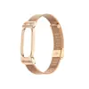 Adequado para moldura de relógio de metal tipo armadura de ar para Google Fitbit, fivela de malha de aço, pulseira de metal para relógio Google multicolor
