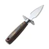 Faca para ostras de cor aço inoxidável espessa faca para ostras abridor de ostras faca de alavanca para frutos do mar abridor de carne de concha de mexilhão