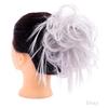 Venta al por mayor de fábrica, suministro de exportación / Anillo para el cabello desordenado de moda europea y americana / Anillo para el cabello con moño de peluca multicolor variado