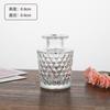 Vaso clássico em relevo vidro transparente escritório desktop ornamentos quarto pingente mini decoração vintage atacado