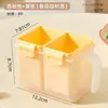 Molde Japonés para Tamagoyaki Modelo Nuevo para Uso Doméstico, Taza de Microondas Antiadherente, Taza para Almacenamiento en Refrigerador, Molde Cuadrado Transparente para Hornear