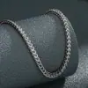 Collar transfronterizo europeo y americano para hombre de acero de titanio, no se decolora, estilo hip-hop, popular, de alta gama, versátil, simple, accesorio personalizado para mujer