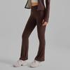 Área Transfronteriza Talla Europea Color Durazno Cuerno Desnudo Cintura Alta Ajustados Adelgazantes Deportes Fitness Alta Elasticidad Pantalones de Yoga para Levantar Glúteos