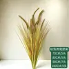 Macetas de Plantas Verdes Artificiales de Colores Otoñales, Espigas de Trigo Artificiales, Hierba Cola de Zorro, Flores Artificiales, Cebolleta Artificial para Decoración Interior y Exterior y Paisajismo
