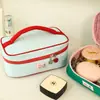 Bolso de Hombro Estilo Ins Estilo Coreano Aspecto de Alta Gama Bolsa de Cosméticos Linda Color de Contraste Gran Capacidad Bolso de Hombro Producto para el Cuidado de la Piel Bolsa de Cosméticos