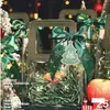 Bolsa de Mão Transparente de Natal Sacola de Presente Sacola de Presente Souvenir Embalagem de Maçã Caixa de Presente