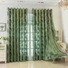 Cortinas Transparentes Modernas Minimalistas con Patrón de Hojas Transfronterizas, Cortinas Transparentes Jacquard Caladas, Venta al por Mayor del Fabricante de Amazon