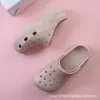 {Personalizable} Nuevos Zuecos Estilo Nube para Uso en Exteriores, con Sensación de Caminar sobre las Nubes, Suela Gruesa, Puntera Cerrada, Suela Blanda, Sandalias Antideslizantes