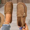 Mocasines planos casuales retro de piel suave Birkenstock para mujer, nuevos para primavera y otoño, sin cordones