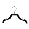 Percha de Plástico Negro Colgador de Ropa para Pantalones Venta al por Mayor Tienda de Ropa Percha Especial para Ropa Colgador de Ropa para el Hogar Tendedero Sin Costuras Logo de Niños