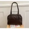 Bolso de axila retro de PU de gran capacidad estilo japonés transfronterizo 2025 nuevo estilo de moda versión coreana bolso de mano de moda bolso de hombro