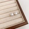 Pendientes de perla estilo retro francés para mujer, elegantes pendientes de oreja de alta calidad que combinan con todo, pendientes de aguja de plata S925 a la moda