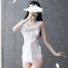 Pin Xian Pijama Blanco Sexy para Mujer Cosplay Pequeña Sirvienta Atuendo de Sirvienta Tentación Apasionada Dropshipping 19289