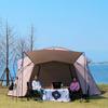 Carpa Grande Exterior Tipo Domo Impermeable para Múltiples Personas 6-12 Personas Camping Equipo Grupo Viaje Road Trip