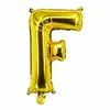 Globo de película de aluminio para letras de 16 pulgadas transfronterizo A-Z dorado plateado oro rosa globo de papel de aluminio decoración de fiesta de boda