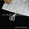 Liga acessórios de chave grande pingente colar feito à mão diy acessórios de cabelo suporte de barra emblema Gu Mei lolita material