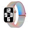 Modelo Nuevo Adecuado para Serie de Pintura de Apple Watch Correa de Nailon Elástico con Hebilla Deslizante Ajustable Smart