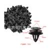 Nissan Chery Tiida Yida Qijun Qashqai Paladin Sunny Panel de Puerta de Coche Accesorios Aplicables Clips de Nylon
