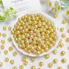 Venta Caliente Transfronteriza Perla Shijia Imitación Vidrio Fantasma Perforado Perlas de Perlas Simuladas Cuentas Sueltas DIY Accesorios para Ropa