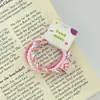 Diadema de Goma de Colores para Niños, Para Cabello de Bebé sin Pelo, Goma Elástica Alta para el Cabello, Cuerda para Cola de Caballo Alta de Niña, Banda de Cuero Duradera